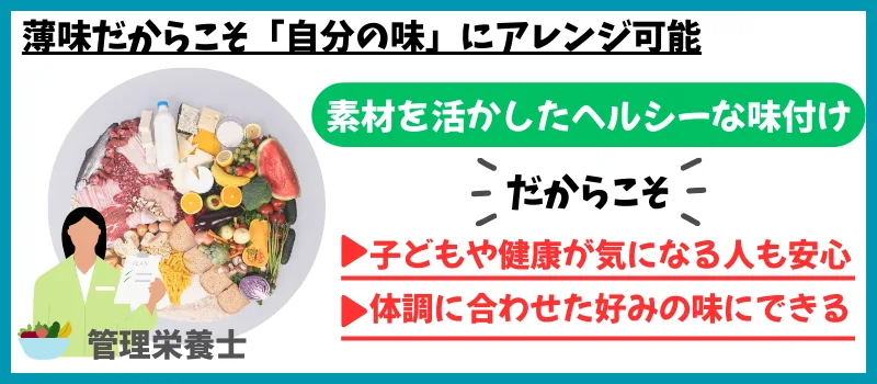 つくりおき.jpは薄味ベースだからアレンジしやすい