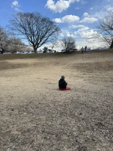 佐倉-城址公園-芝滑り3