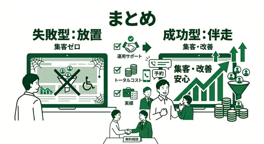 千葉県佐倉市のホームページ制作会社選びのまとめ